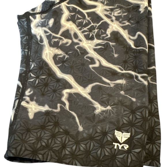TYR Lightning Pattern Jammer Illume Swim Shorts - Picture 6 of 6